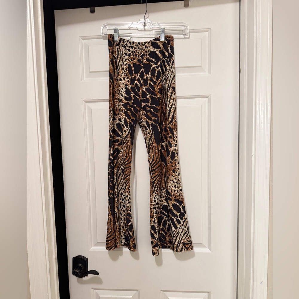 Novella Royale Leopard Print Pants